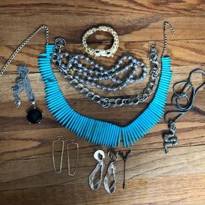 Jewelry Bundle - Bracelet necklaces earrings